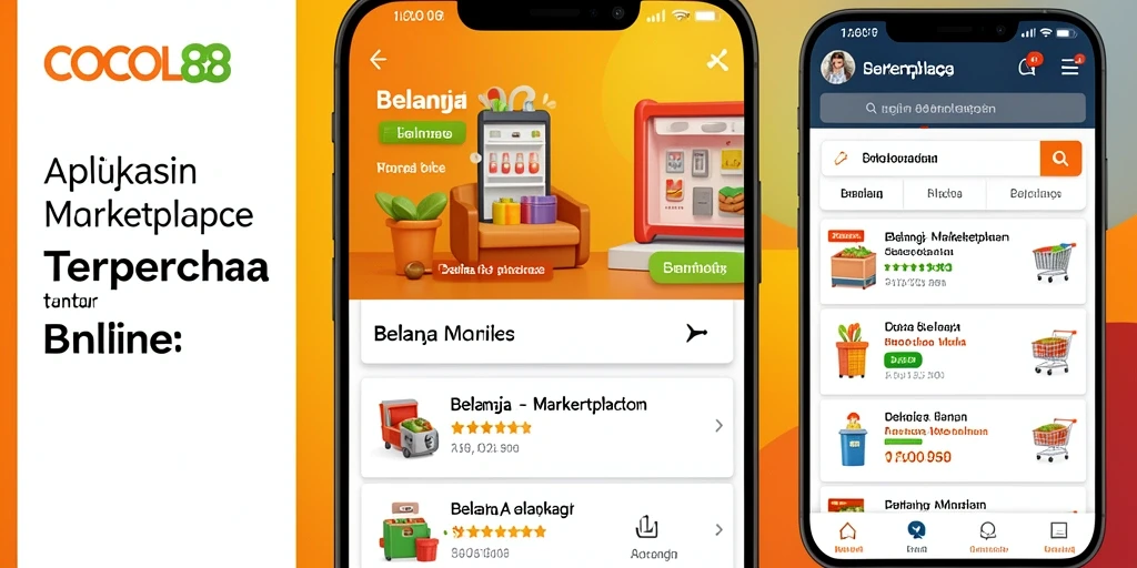 Tampilan antarmuka COCOL88 yang ramah pengguna saat berbelanja.