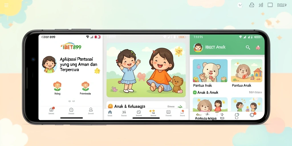 Antarmuka IBET899 yang intuitif untuk pemantauan anak.