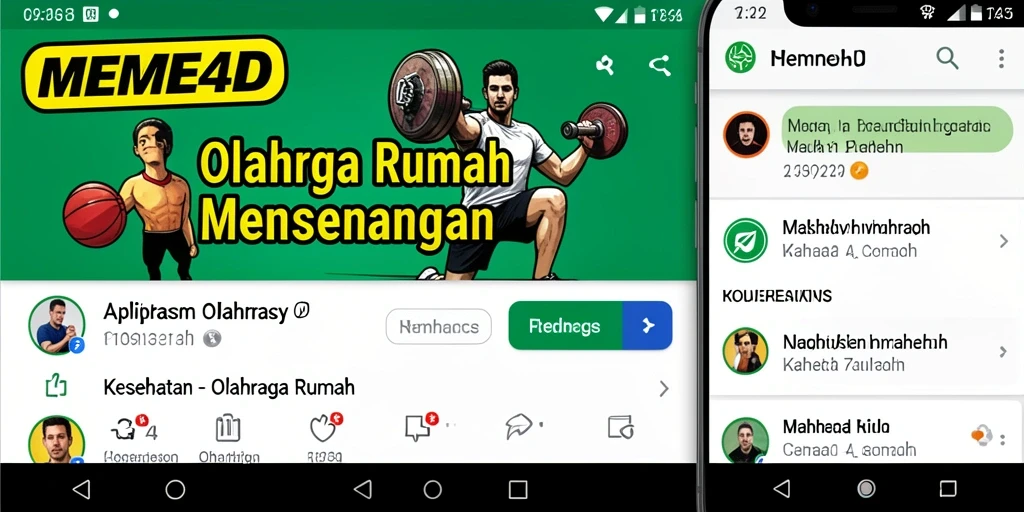 Antarmuka aplikasi MEME4D yang intuitif dan mudah digunakan.