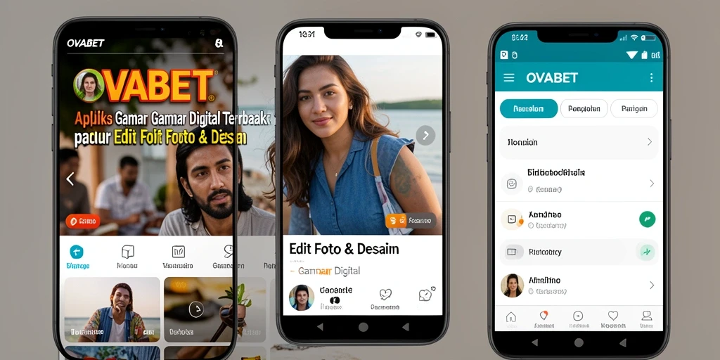 Tampilan antarmuka OVABET dengan fitur pengeditan yang intuitif.