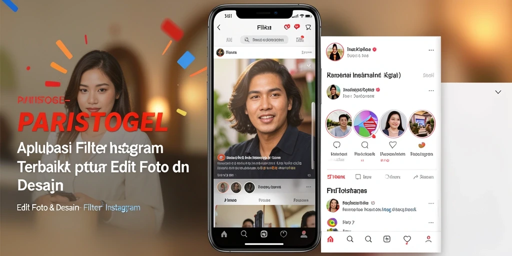 Antarmuka user-friendly PARISTOGEL untuk pengeditan foto yang menarik.