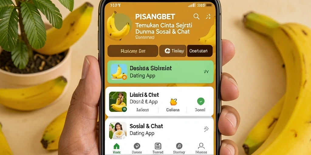 Tampilan antarmuka PISANGBET yang modern dan intuitif.