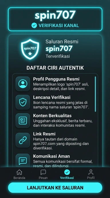 Halaman Resmi Spin707 untuk Pengguna Android
